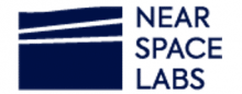 Near Space Labs logo featuring two angled white lines on a navy blue rectangle, with the company name in capital letters to the right.